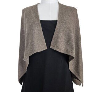 Vince Cashmere Knit Tan Taupe Shrug Sweater M Dolman Sleeve, Very good condition